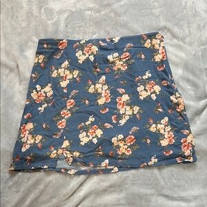American Eagle Floral Mini Skirt Women's Size Large